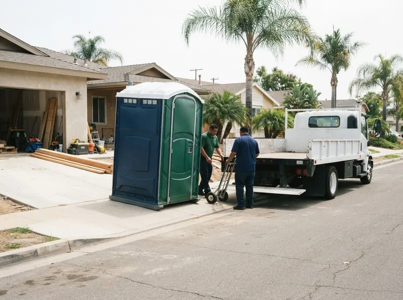 Mid-Project Portable Toilet Relocation in Chula Vista, CA